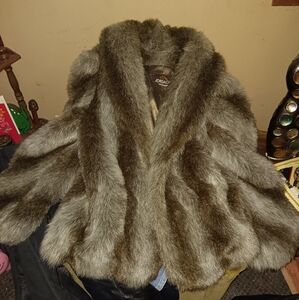 Jordache Fox Fur Coat
